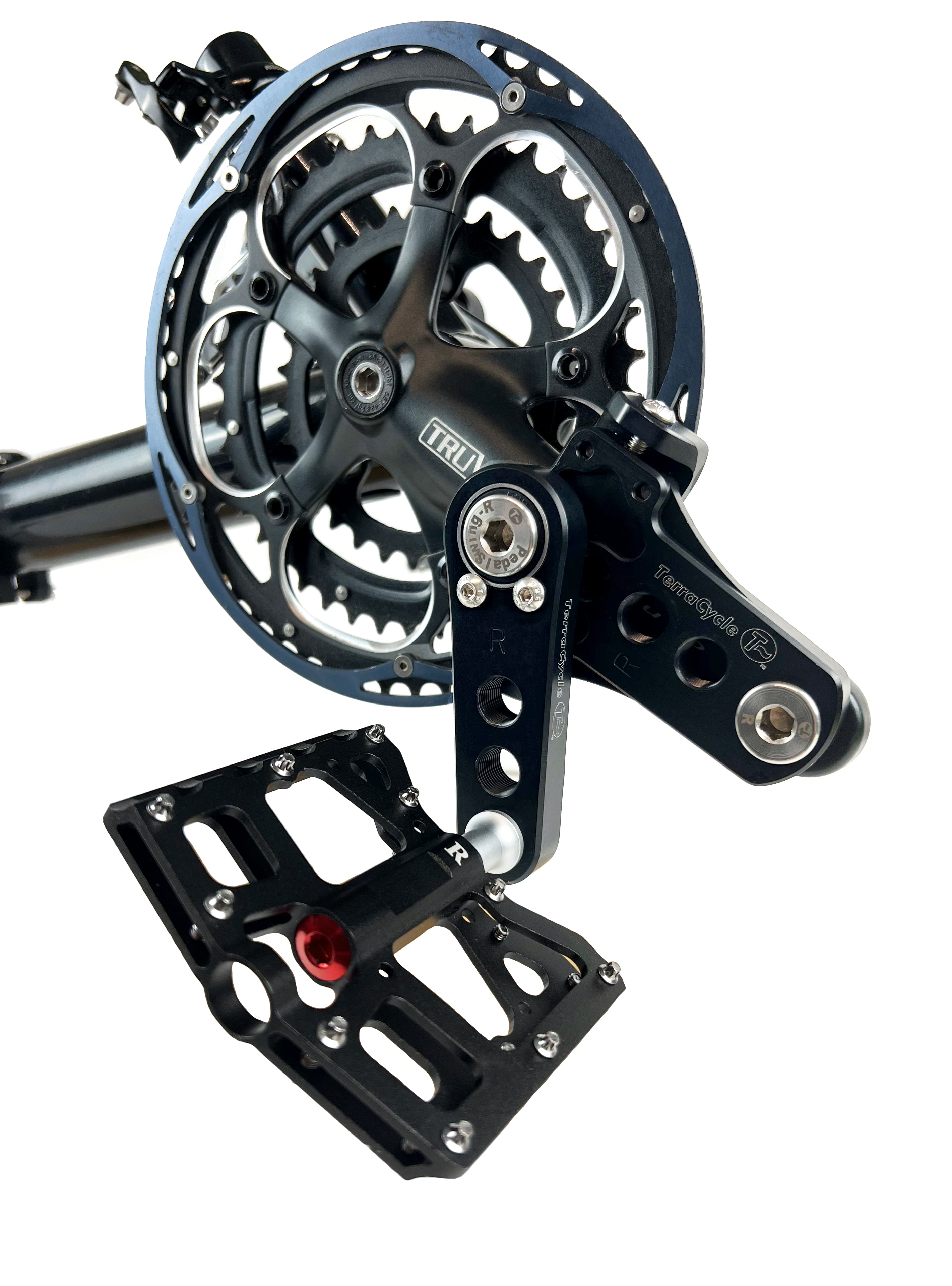bike arm pedal Easy Knees Pedal Swing and Crank Shortener Kit (One Side) – TerraCycle, Inc