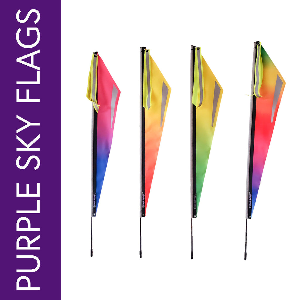 Purple Sky Flags