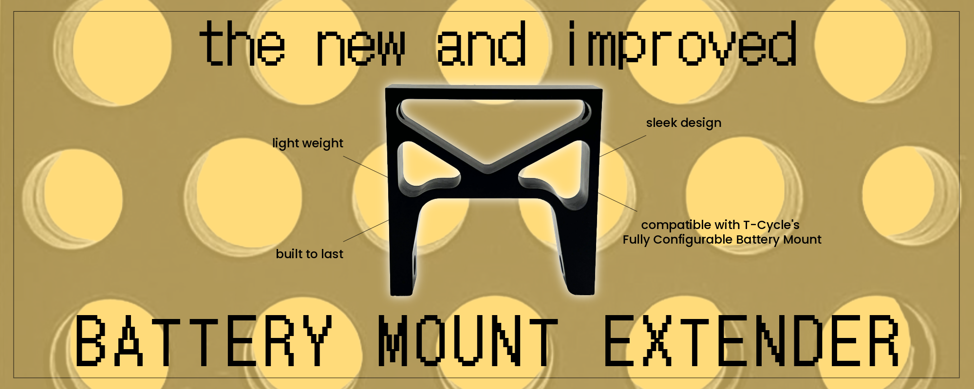 new battery mount extender