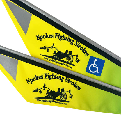 Spokes Fighting Strokes Flag (with Donation!)