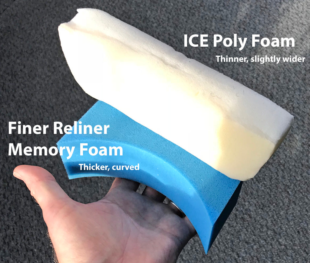 Foam comparison, stock ICE to Finer Recliner
