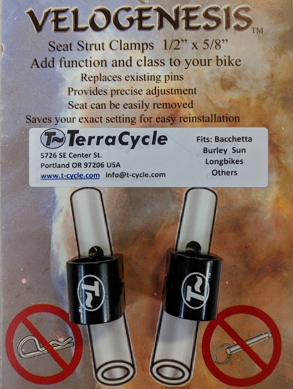 Seat Strut Clamps (pair)